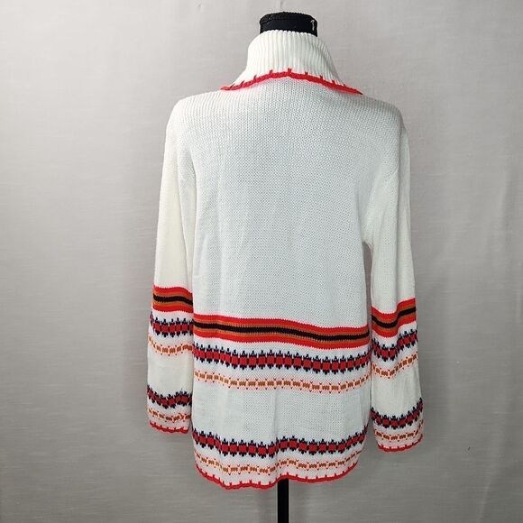 Vintage 70s Vibrant Open Cardigan - Picture 4 of 8